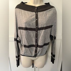 Lululemon Striped Long Sleeve Cardigan